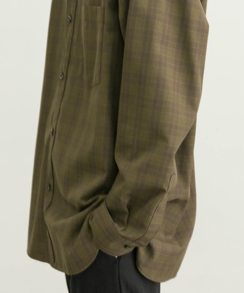 WORK NOT WORK URBAN RESEARCH(ワークノットワークアーバンリサーチ)の「WORK NOT WORK Checked Twill Shirts(シャツ/ブラウス・メンズ・ブラウン系その他/ブルー系その他・MEDIUM/LARGE)」の14枚目の写真