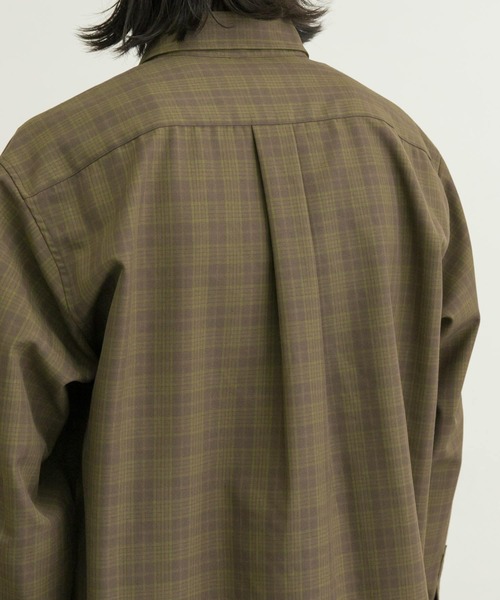 WORK NOT WORK URBAN RESEARCH(ワークノットワークアーバンリサーチ)の「WORK NOT WORK Checked Twill Shirts(シャツ/ブラウス・メンズ・ブラウン系その他/ブルー系その他・MEDIUM/LARGE)」の15枚目の写真