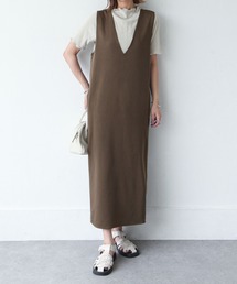 Chillfar | 深ネックロングワンピース(ワンピース)