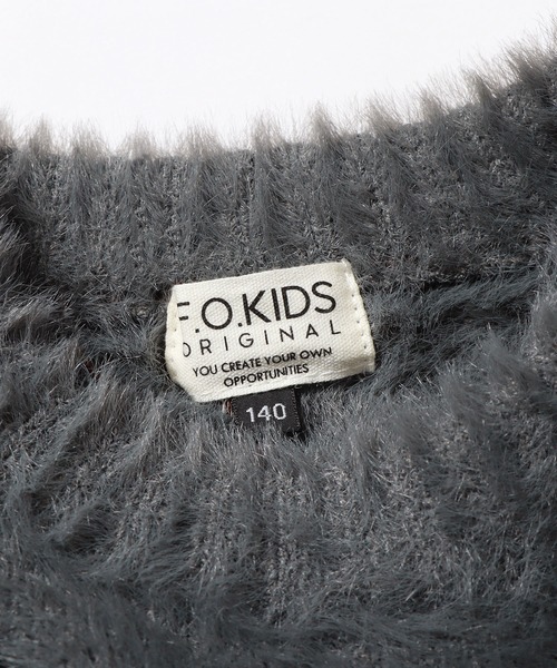 F.O.KIDS(エフオーキッズ)の「F.O.KIDS/エフオーキッズ シャギーニット(ニット/セーター・キッズ・ベージュ/カーキ/ブラック/ブルー・130/140/120)」の6枚目の写真
