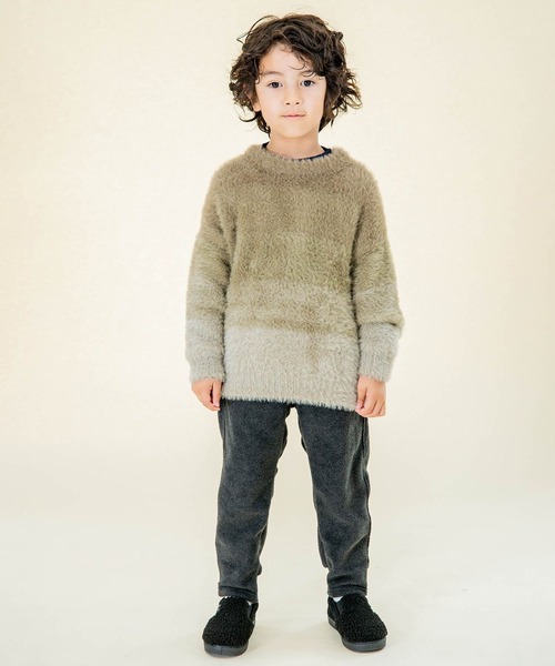 F.O.KIDS(エフオーキッズ)の「F.O.KIDS/エフオーキッズ シャギーニット(ニット/セーター・キッズ・ベージュ/カーキ/ブラック/ブルー・130/140/120)」の12枚目の写真