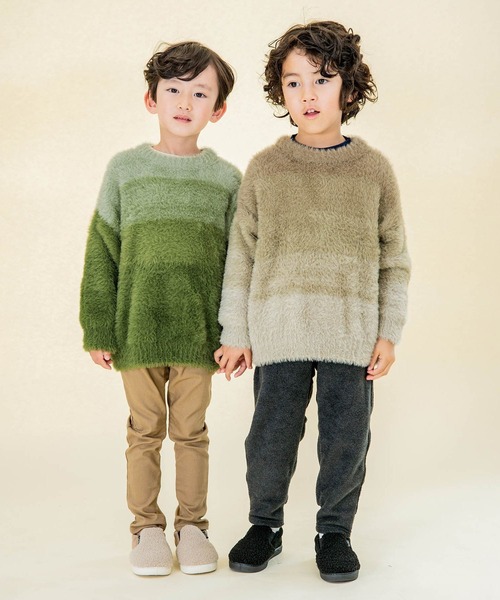 F.O.KIDS(エフオーキッズ)の「F.O.KIDS/エフオーキッズ シャギーニット(ニット/セーター・キッズ・ベージュ/カーキ/ブラック/ブルー・130/140/120)」の16枚目の写真