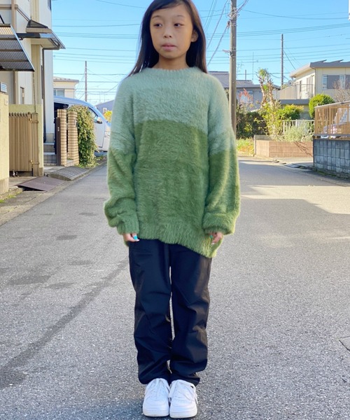 F.O.KIDS(エフオーキッズ)の「F.O.KIDS/エフオーキッズ シャギーニット(ニット/セーター・キッズ・ベージュ/カーキ/ブラック/ブルー・130/140/120)」の22枚目の写真