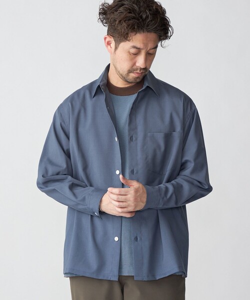 SHIPS(シップス)の「SHIPS: 16ゲージ コットン ボーダー ライト ニットTシャツ(ニット/セーター・メンズ・オフホワイト/アイボリー/ブラウン/ネイビー・SMALL/MEDIUM/LARGE/X-LARGE)」の8枚目の写真