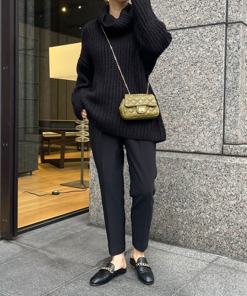 DouDou(ドゥドゥ)の「【WEB限定】裏起毛テーパードパンツ(その他パンツ・レディース・オフホワイト/ベージュ/ブラック・FREE)」の16枚目の写真