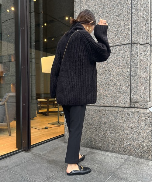 DouDou(ドゥドゥ)の「【WEB限定】裏起毛テーパードパンツ(その他パンツ・レディース・オフホワイト/ベージュ/ブラック・FREE)」の17枚目の写真