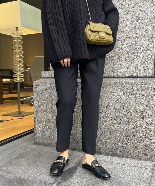 DouDou(ドゥドゥ)の「【WEB限定】裏起毛テーパードパンツ(その他パンツ・レディース・オフホワイト/ベージュ/ブラック・FREE)」の21枚目の写真