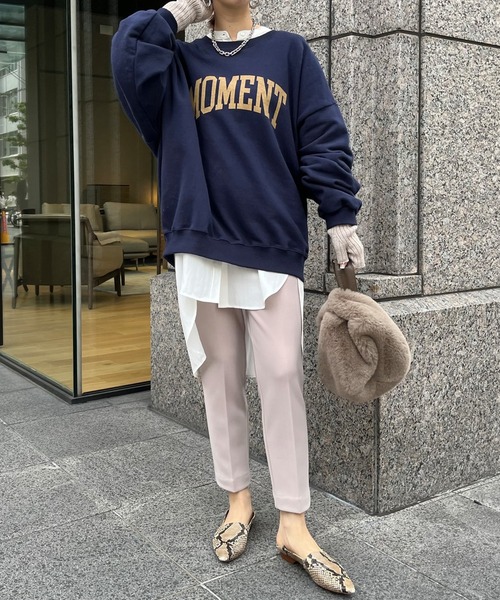 DouDou(ドゥドゥ)の「【WEB限定】裏起毛テーパードパンツ(その他パンツ・レディース・オフホワイト/ベージュ/ブラック・FREE)」の22枚目の写真
