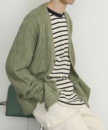 SENSE OF PLACE by URBAN RESEARCH | 『ユニセックス』マルチジャガードケーブルカーディガン(カーディガン/ボレロ)