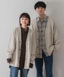 SENSE OF PLACE by URBAN RESEARCH | 『ユニセックス』マルチジャガードケーブルカーディガン(カーディガン/ボレロ)