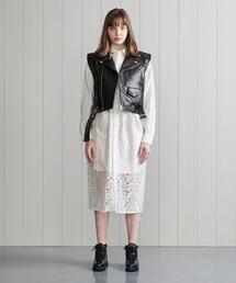 H　BEAUTY&YOUTH UNITED ARROWS | ＜H＞LACE SHIRT DRESS/シャツワンピース(ワンピース)