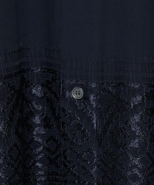 H BEAUTY&YOUTH UNITED ARROWS(エイチビューティーアンドユースユナイテッドアローズ)の「<H>LACE SHIRT DRESS/シャツワンピース(ワンピース・レディース・ホワイト/ネイビー・FREE)」の7枚目の写真