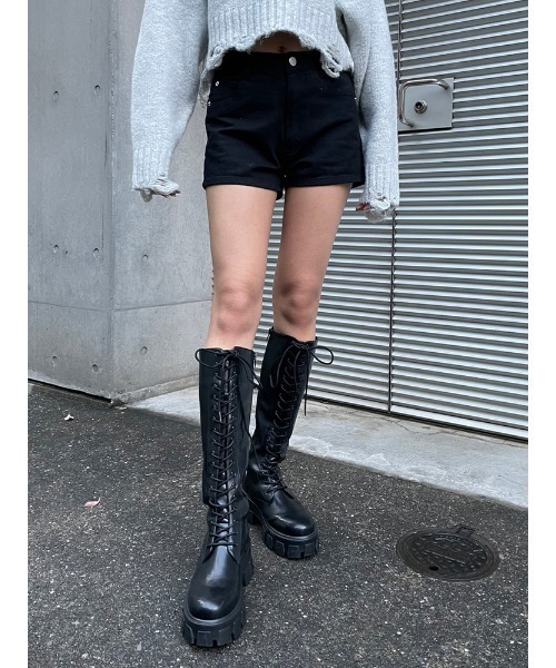 ENVYM(アンビー)の「BASIC SPT(その他パンツ・レディース・ブラック・SMALL/MEDIUM)」の1枚目の写真