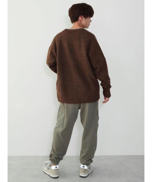 CRAFT STANDARD BOUTIQUE（クラフトスタンダードブティック）の「ブラッシングニットカーディガン（カーディガン/ボレロ・レディース・アイボリー/ライトブルー/グレー/ブラック/ブラウン/ベージュ・XL/M/L）」の17枚目の写真