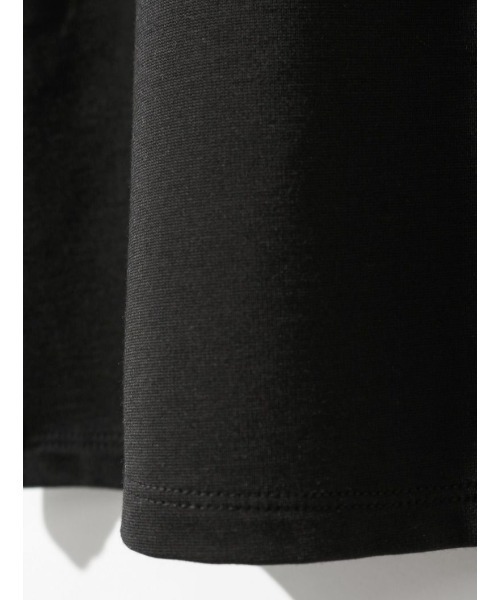 MIDIUMISOLID（ミディウミソリッド）の「MIDIUMISOLID for Ladies アシンメトリーサイドスリットチュニック（Tシャツ/カットソー・レディース・グリーン/カーキ/ブラック/オフホワイト・FREE）」の18枚目の写真