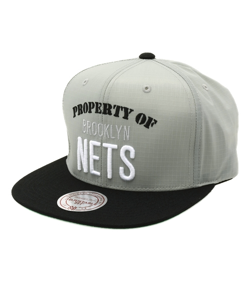 Mitchell&Ness ミッチェルアンドネス NETS ネッツ NBA キャップ New Jersey Nets NBA Hop on Fitted Mitchell & Ness Off -White