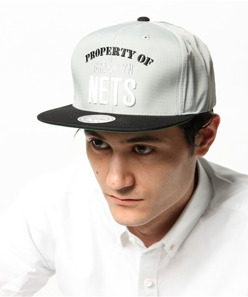 Mitchell&Ness ミッチェルアンドネス NETS ネッツ NBA キャップ Mitchell&Ness（ミッチェル&ネス）の「MITCHELL&NESS ZIPBACK
