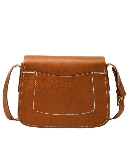 FOSSIL(フォッシル)の「フォッシル 斜めがけバッグ レディース レザー コニャック スマホ収納可 ZB1821222(メッセンジャーバッグ・レディース・レンガ・FREE)」の3枚目の写真