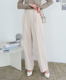 ベーシックタックワイドパンツ