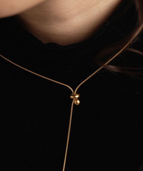 CENE（セネ）の「【CENE】セネ/ ドットロングネックレス（ネックレス・レディース・シルバー/ゴールド・FREE）」の16枚目の写真