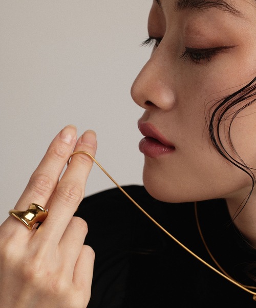 CENE（セネ）の「【CENE】セネ/ ドットロングネックレス（ネックレス・レディース・シルバー/ゴールド・FREE）」の10枚目の写真