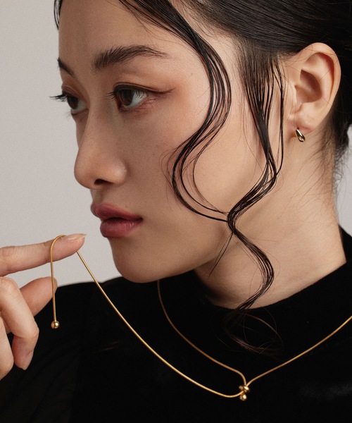 CENE（セネ）の「【CENE】セネ/ ドットロングネックレス（ネックレス・レディース・シルバー/ゴールド・FREE）」の15枚目の写真