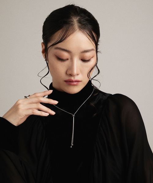 CENE（セネ）の「【CENE】セネ/ ドットロングネックレス（ネックレス・レディース・シルバー/ゴールド・FREE）」の14枚目の写真