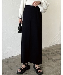 [2023S/S COLLECTION][低身長/高身長サイズ有]配色ニットナロースカート