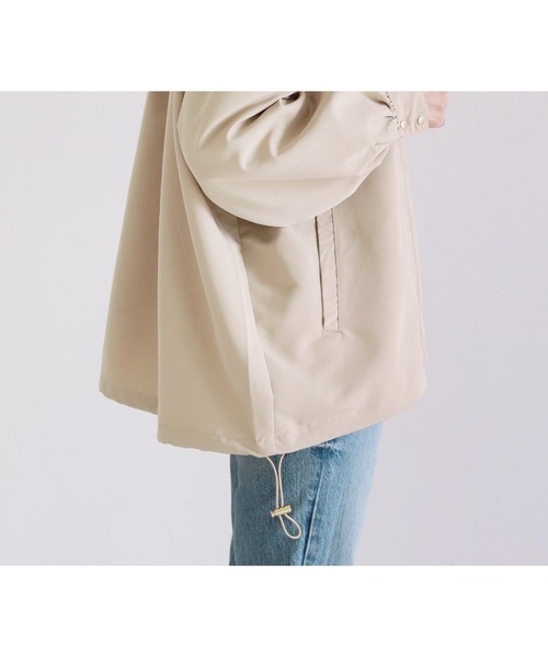 reca（レカ）の「裾ドロストマウンテンパーカー（マウンテンパーカー・レディース・ベージュ/ブラック/アイボリー/ライトベージュ/カーキ・FREE）」の8枚目の写真