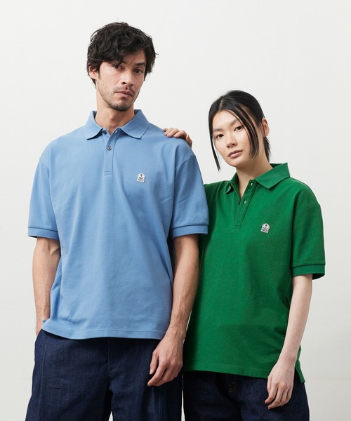 FIDELITY（フィデリティ）の「EMBLEM S/S POLO / ポロシャツ（ポロシャツ・メンズ・グリーン/オフホワイト/サーモンピンク/ダークネイビー/ブルー・X-LARGE/LARGE/MEDIUM/FREE）」の3枚目の写真