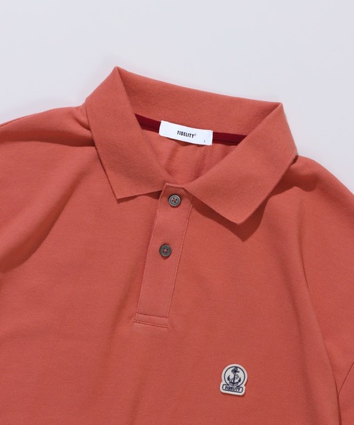 FIDELITY（フィデリティ）の「EMBLEM S/S POLO / ポロシャツ（ポロシャツ・メンズ・グリーン/オフホワイト/サーモンピンク/ダークネイビー/ブルー・X-LARGE/LARGE/MEDIUM/FREE）」の6枚目の写真