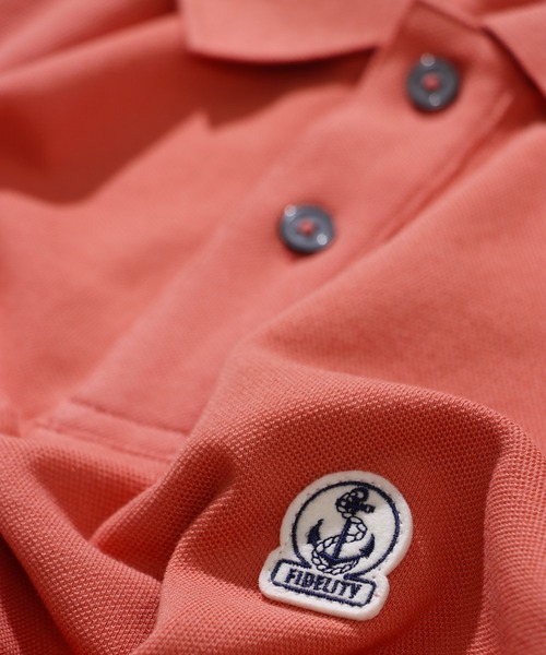 FIDELITY（フィデリティ）の「EMBLEM S/S POLO / ポロシャツ（ポロシャツ・メンズ・グリーン/オフホワイト/サーモンピンク/ダークネイビー/ブルー・X-LARGE/LARGE/MEDIUM/FREE）」の7枚目の写真