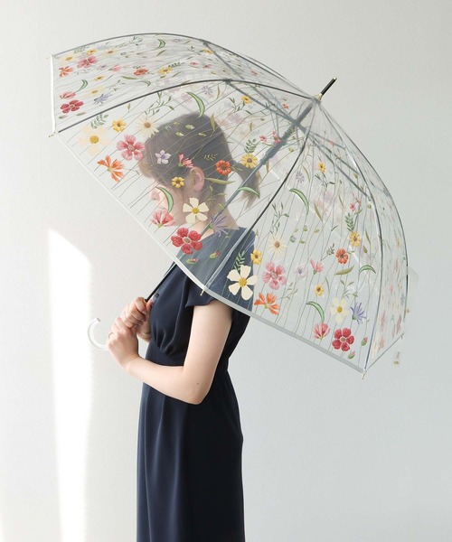 Cepica（セピカ）の「【Wpc】JUMP刺繍プリントビニール傘　　　＠（長傘・レディース・ブルー系その他/ピンク系その他・FREE）」の4枚目の写真