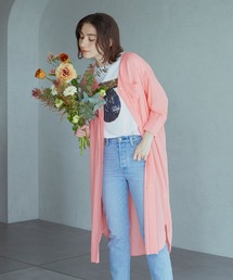 シアーシャツワンピース