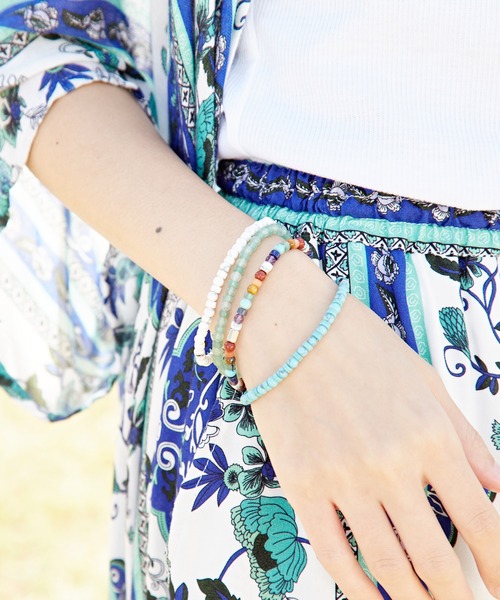 チャイハネ（チャイハネ）の「【チャイハネ】シンプルストーンブレスレット（ブレスレット・レディース・その他7/その他8/その他4/その他6/その他1/その他9/その他10/その他3/その他2/その他5・FREE）」の12枚目の写真