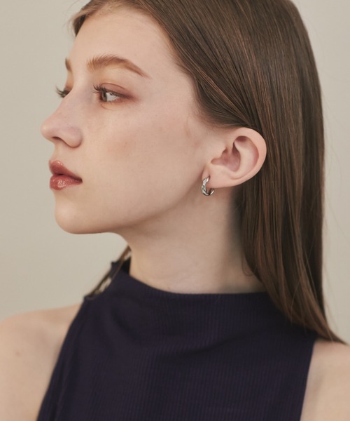 ciite' surgical stainless(シーテサージカルステンレス)の「【 金属アレルギー対応 】 ねじりピアス サージカルステンレス 316L(ピアス(両耳用)・レディース・ゴールド/シルバー・FREE)」の4枚目の写真