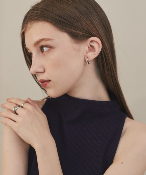 ciite' surgical stainless(シーテサージカルステンレス)の「【 金属アレルギー対応 】 ねじりピアス サージカルステンレス 316L(ピアス(両耳用)・レディース・ゴールド/シルバー・FREE)」の5枚目の写真