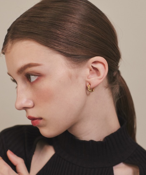 ciite' surgical stainless(シーテサージカルステンレス)の「【 金属アレルギー対応 】 ねじりピアス サージカルステンレス 316L(ピアス(両耳用)・レディース・ゴールド/シルバー・FREE)」の8枚目の写真