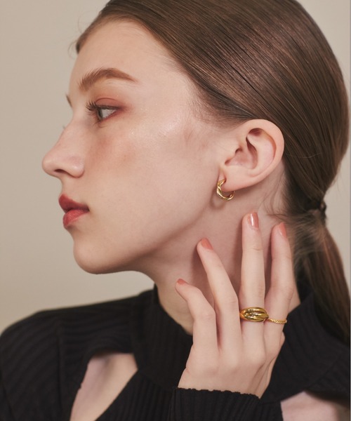 ciite' surgical stainless(シーテサージカルステンレス)の「【 金属アレルギー対応 】 ねじりピアス サージカルステンレス 316L(ピアス(両耳用)・レディース・ゴールド/シルバー・FREE)」の9枚目の写真