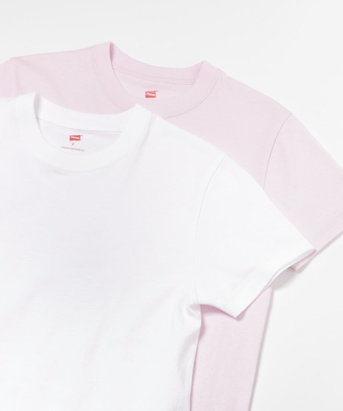 HANES（ヘインズ）の「『別注』HANES×URBAN RESEARCH　2P Crew Neck T-shirts（Tシャツ/カットソー・レディース・ホワイト系その他/ブラック系その他・FREE）」の2枚目の写真