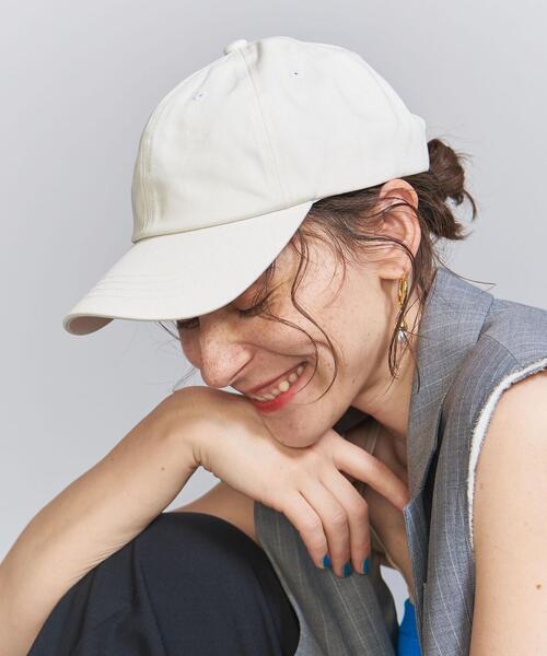 BEAUTY&YOUTH UNITED ARROWS（ビューティーアンドユースユナイテッドアローズ）の「コットン キャップ（キャップ・レディース・ブラック/ナチュラル/ダークグリーン/オフホワイト/ブラウン・FREE）」の2枚目の写真