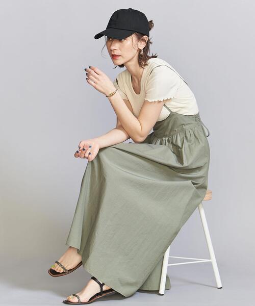 BEAUTY&YOUTH UNITED ARROWS（ビューティーアンドユースユナイテッドアローズ）の「コットン キャップ（キャップ・レディース・ブラック/ナチュラル/ダークグリーン/オフホワイト/ブラウン・FREE）」の8枚目の写真