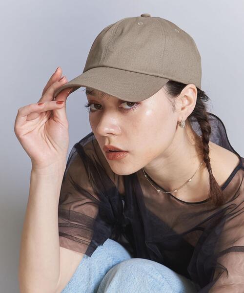 BEAUTY&YOUTH UNITED ARROWS（ビューティーアンドユースユナイテッドアローズ）の「コットン キャップ（キャップ・レディース・ブラック/ナチュラル/ダークグリーン/オフホワイト/ブラウン・FREE）」の13枚目の写真
