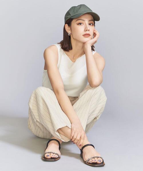 BEAUTY&YOUTH UNITED ARROWS（ビューティーアンドユースユナイテッドアローズ）の「コットン キャップ（キャップ・レディース・ブラック/ナチュラル/ダークグリーン/オフホワイト/ブラウン・FREE）」の21枚目の写真