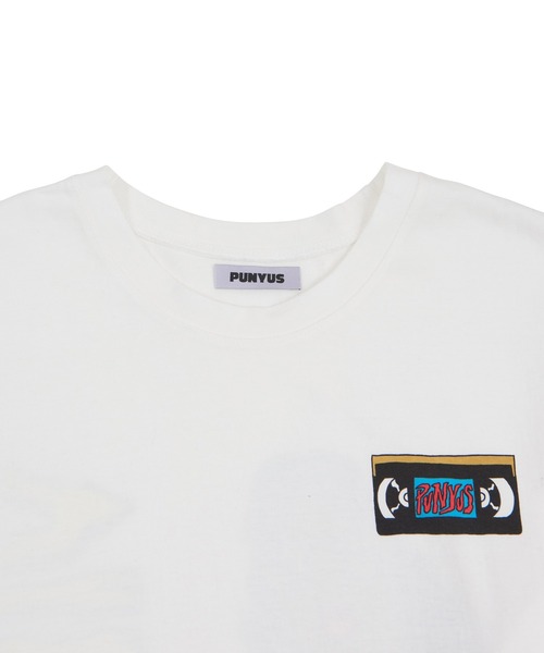 PUNYUS（プニュズ）の「VIDEOビッグＴシャツ（Tシャツ/カットソー・レディース・ブラック/ホワイト・4/3）」の7枚目の写真