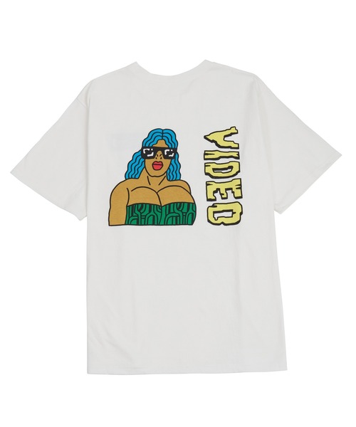 PUNYUS（プニュズ）の「VIDEOビッグＴシャツ（Tシャツ/カットソー・レディース・ブラック/ホワイト・4/3）」の4枚目の写真