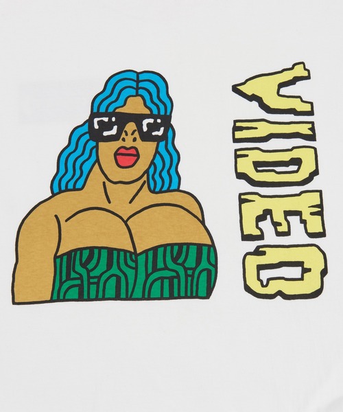 PUNYUS（プニュズ）の「VIDEOビッグＴシャツ（Tシャツ/カットソー・レディース・ブラック/ホワイト・4/3）」の6枚目の写真