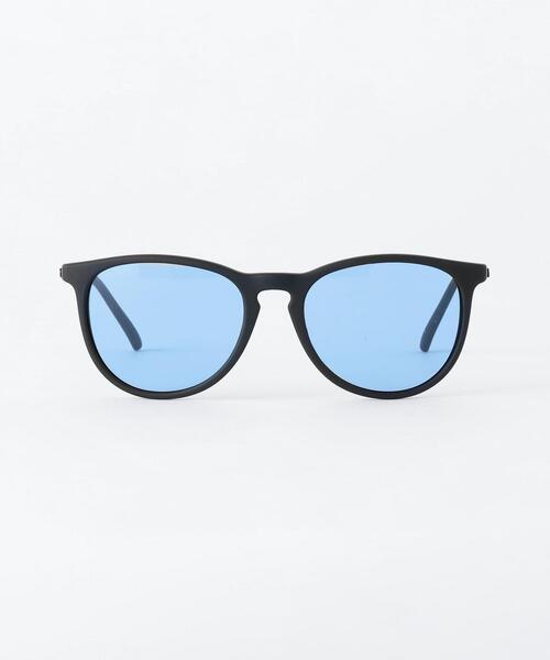 DANG SHADES(ダングシェイディーズ)の「【別注】<DANG SHADES>FENTON ファッション用グラス(メガネ・メンズ・ブラック/ダークブラウン・FREE)」の2枚目の写真