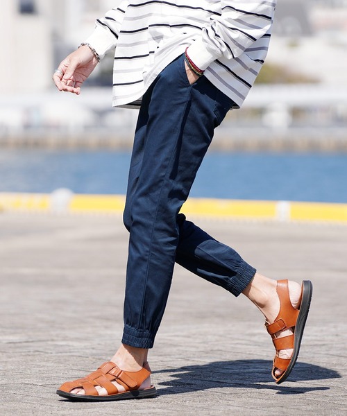 jiggys shop(ジギーズショップ)の「ストレッチツイル テーパードスキニー ジョガーパンツ(その他パンツ・メンズ・ベージュ/ホワイト/ネイビー/カーキ/ブラック・X-LARGE/MEDIUM/SMALL/LARGE)」の5枚目の写真