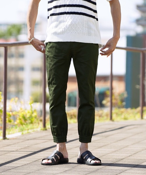 jiggys shop(ジギーズショップ)の「ストレッチツイル テーパードスキニー ジョガーパンツ(その他パンツ・メンズ・ベージュ/ホワイト/ネイビー/カーキ/ブラック・X-LARGE/MEDIUM/SMALL/LARGE)」の19枚目の写真